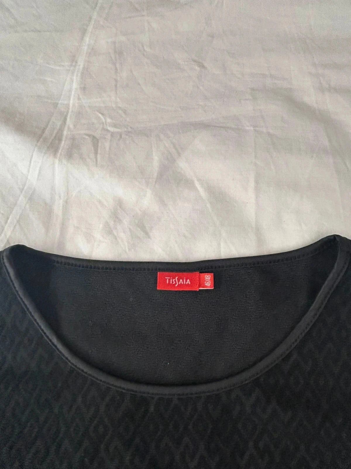 Suéter longo preto tissaia – photo 5